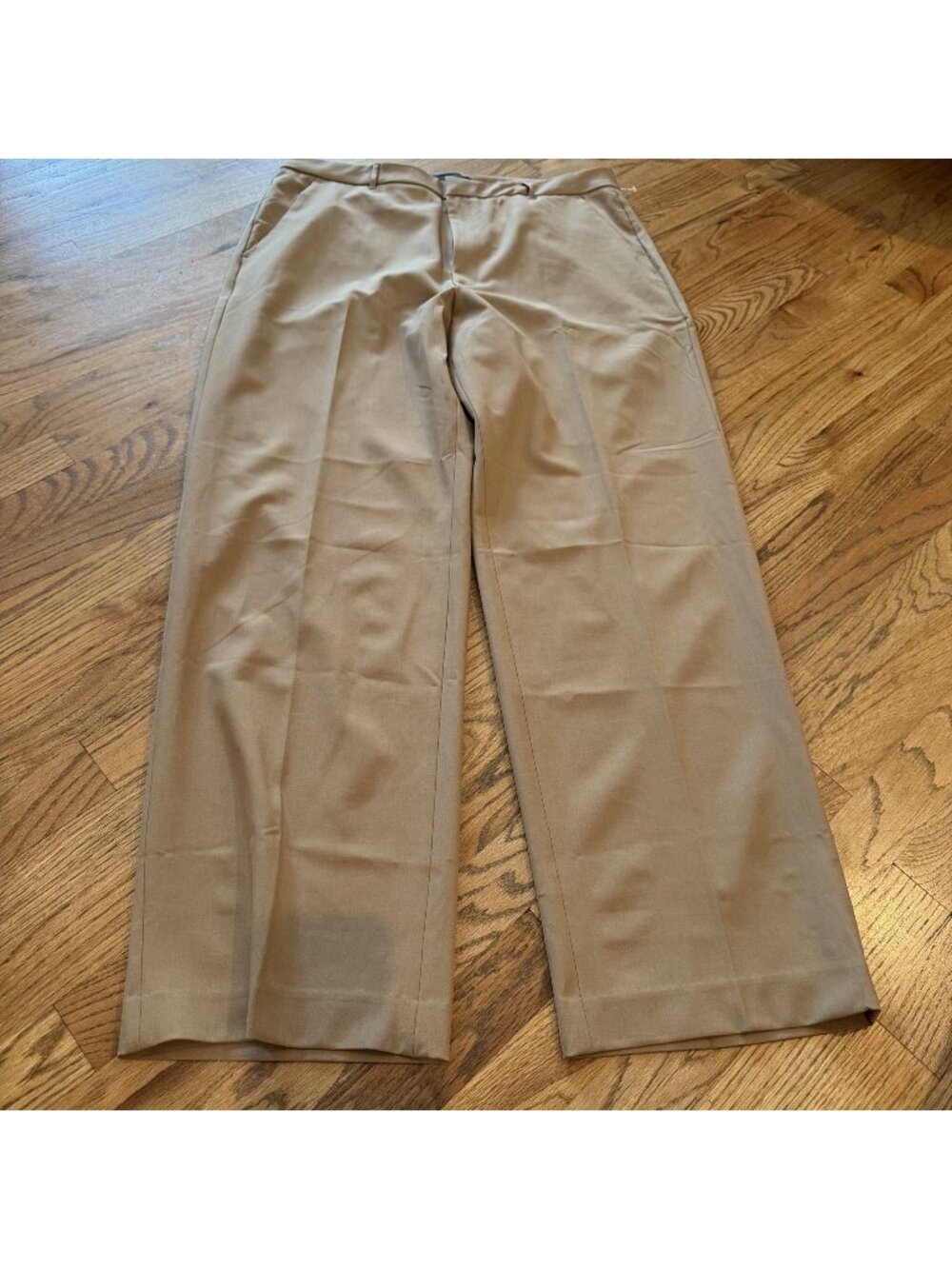 BANANA REPUBLIC WOMENS TAN HIGH RISE TROUSER PANTS NEW SIZE 16